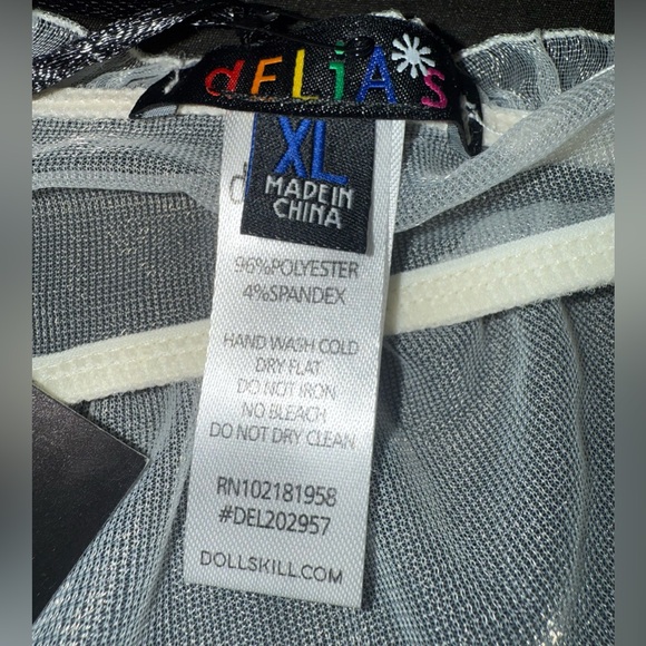 dELiA*s Sheer Mesh Babydoll Dress - Picture 8 of 9